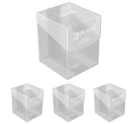 Ultimate Guard Deck Case 100+ Caja de Cartas Tamaño Estándar Transparente (Paquete de 4)