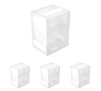 Ultimate Guard Deck Case 80+ Caja de Cartas Tamaño Estándar Transparente (Paquete de 4)