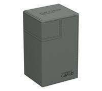 Ultimate guard flip`n`tray 80+ xenoskin monocolor gris