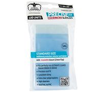 Fundas transparentes de cartas ultimate guard precise - fit cierre reutilizable tamaño estándar 100 unidades