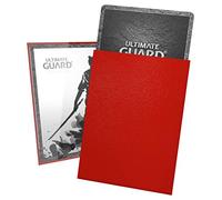 Ultimate Guard- Katana Sleeves Standard Size Red (100) Fundas para Juegos de Cartas Intercambiables, Color Rosso, Estándar (UGD010109HEO)
