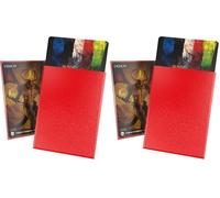 Ultimate Guard Mangas Cortex Tamaño Estándar Rojo Mate (100) (Paquete de 2)