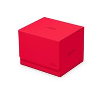 Ultimate Guard Minthive 30+, funda para 30 tarjetas magnéticas, almacenamiento perfecto para tarjetas graduadas, rojo, cierre seguro y mecanismo de cierre a presión