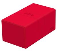 Ultimate Guard Twin Flip`n`Tray 200+ XenoSkin Monocolor Rojo