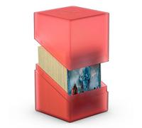 Ultimate Guard UGD010693 Boulder Deck Case 100+ Caja de tarjetas de tamaño estándar, rígida, rubí