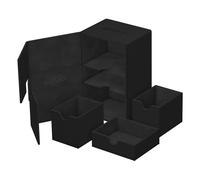 Ultimate Guard Caja para tarjetas Twin Flip'n'Tray 160+ UGD011234 XenoSkin Negro