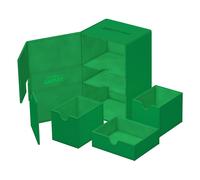 Ultimate guard ugd011238 twin flip`n`tray 160+ xenoskin monocolor verd