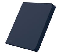 Ultimate Guard UGD10344 QuadRow - Carpeta con Cremallera y Hojas con 12 Fundas para Cartas, Color Azul Oscuro