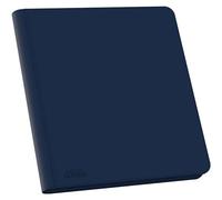 Ultimate Guard UGD10344 QuadRow - Carpeta con Cremallera y Hojas con 12 Fundas para Cartas, Color Azul Oscuro