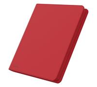 Ultimate guard zipfolio 480 - 24-pocket xenoskin (quadrow) - rojo