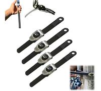 Ultimate Heavy-Duty Grip Lock Strap,Multipurpos Adjustable Metal Ratchet Buckle Tie Down Straps,Connectable Reusable Grip Straps for Home,Outdoor Use (4)