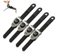 Ultimate Heavy-Duty Grip Lock Strap,Multipurpos ajustable Metal Ratchet Buckle and Super Strong Nylon Webbing,Reutilizable Securing Straps for Secure Anything (6)