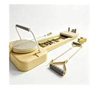 Ultimate Home Fitness, Mini Pilates Core Bed Trainer: Yoga, Estiramiento y Fuerza en uno(Yellow)
