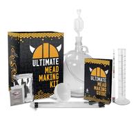 Ultimate Honey Mead Making Kit con levadura y accesorios de preparación casera de iniciación, reutilizable, proceso de preparación paso a paso, 1 galón, fabricado en los Estados Unidos
