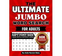 Ultimate Jumbo Word Search for Adults: 101 Large Print Puzzles to Relax, Sharpen Memory & Have Fun Big Easy-to-Read Brain Games for Seniors & Puzzle ... Brain Games - Large Print Word Search Series)