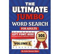 Ultimate Jumbo Word Search for Adults - Volume 2: 101 Large Print Word Search Puzzles for Adults , Seniors & Puzzle lovers | Big 32-font Easy-to-Read ... Brain Games - Large Print Word Search Series)