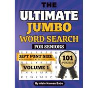 Ultimate Jumbo Word Search for Seniors: 101 Large Print Puzzles to Boost Memory, Relax & Enjoy | Big Easy-to-Read Brain Games for Seniors , Adults & ... - Large Print Word Search Series for Seniors)