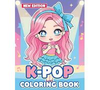 Ultimate K-Pop Colorinɢ Book: Over 60 Fun & Beautiful Coloring Pages for Kids Ages 4-8 8-12, Teens, and Fans of All Ages