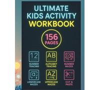 Ultimate Kids Activity Workbook: Tracing • Mazes • Dot-to-Dot • Cut & Paste