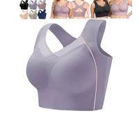 Ultimate Lifting and Shaping Corrector Bra 2026 Seamless Wireless Shaping Bra for Older Women Posture Support Push up Bras (Gray,XS)