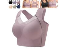Ultimate Lifting and Shaping Corrector Bra 2026 Seamless Wireless Shaping Bra for Older Women Posture Support Push up Bras (Pink,XS)