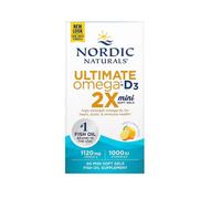 Ultimate Omega 2X Mini con Vitamina D3, 1120mg Limón - 60 mini cápsulas blandas