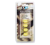 Ultimate Performance Race Number Magnets Imanes Porta Dorsal, Unisex Adulto, Amarillo, Talla única