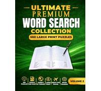 Ultimate Premium Word Search Collection Puzzle Book: 500 Large Print Puzzles for Adults | Easy to Hard | Brain Games for Relaxation | Volume 2