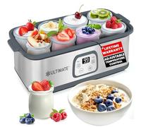 Ultimate Probiótico Yogurt Maker - Haz billones de probióticos vivos con control de temperatura y tiempo ajustable - Obtén una mejor salud intestinal - Garantía de por vida - Regalo perfecto de cocina