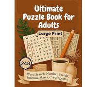 Ultimate Puzzle Book for Adults | A Variety of Brain-Teasing Challenges