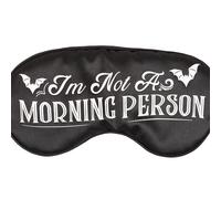 Ultimate Sleep Companion: elegante máscara de dormir de satén negro para elegir la siesta diurna