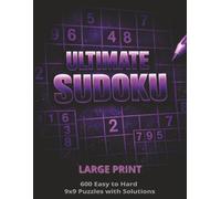 Ultimate Sudoku Purple Edition: Large Print 8.5"x11" Book with Easy to Hard 9x9 Puzzles and Solutions for Young Adults to Seniors
