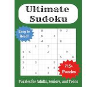 Ultimate Sudoku Puzzle Book: Sudoku Puzzles from Very Easy to Hard with Easy to Read Print | 8.5 X 11 inches, 188 pages | 715+ Puzzles ... Gift for Vacations, Holidays, and Free Times
