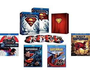 Ultimate Superman 12-Movie Blu-ray Collection: The Movie/Superman II/Superman III/Superman IV/Superman Returns/Man of Steel/Batman V Superman/Dawn of Justice/Man of Steel[Christopher Reeve/Brandon]