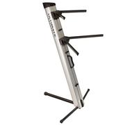Ultimate Support Apex Serie - Soporte para 2 teclados (portátil), color plateado (B0077QT09M)