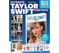 Ultimate Taylor Swift fan pack - includes a special book all about Taylor Swift; A3 double-sided poster; 2 art cards; postcards and stickers