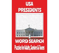 Ultimate U.S. Presidents Word Search: Fun and Educational Puzzles for History Enthusiasts | 6x9 | 47 Puzzles | 94 Pages | 420+ words