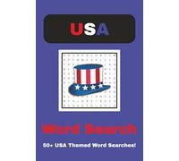 Ultimate USA Word Search Puzzle Book: Word Searches with US States, Culture, Geography, and more | 6x9 inches, 110 pages, 50+ puzzles | Perfect for Learning or Free Time