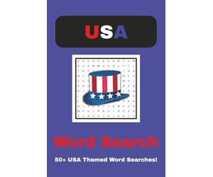 Ultimate USA Word Search Puzzle Book: Word Searches with US States, Culture, Geography, and more | 6x9 inches, 110 pages, 50+ puzzles | Perfect for Learning or Free Time