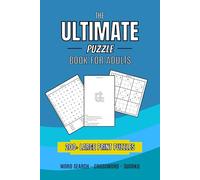 Ultimate Variety Puzzle Book For Adults - 200+ Large Print Puzzles - Compact 6 x 9 Size
