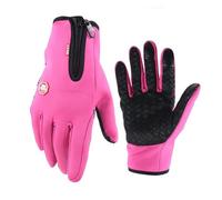 Ultimate Waterproof & Windproof Thermal Gloves for Men & Women - Non-Slip Touchscreen Winter Gloves Ideal for Cycling, Driving, Running, and Hiking and Outdoor Activities in Cold Weather (B,S)