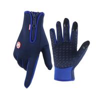 Ultimate Waterproof & Windproof Thermal Gloves for Men & Women - Non-Slip Touchscreen Winter Gloves Ideal for Cycling, Driving, Running, and Hiking and Outdoor Activities in Cold Weather (F,M)