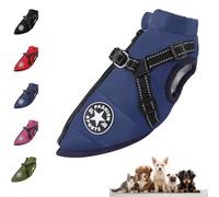 Ultimate Winter Dog Coat - 3 in 1 Winter Jacket for Dogs with Secure Harness, Waterproof & Windproof, Double-Layered for Extreme Cold, Fits Small, Medium, and Large Breeds Comfortably (#2,S)