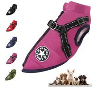 Ultimate Winter Dog Coat - 3 in 1 Winter Jacket for Dogs with Secure Harness, Waterproof & Windproof, Double-Layered for Extreme Cold, Fits Small, Medium, and Large Breeds Comfortably (#3,M)