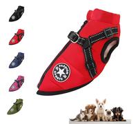 Ultimate Winter Dog Coat - 3 in 1 Winter Jacket for Dogs with Secure Harness, Waterproof & Windproof, Double-Layered for Extreme Cold, Fits Small, Medium, and Large Breeds Comfortably (#1,XL)