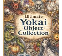 Ultimate Yokai Object Collection Coloring Book: 70 Pages of Intermediate Level Designs | Single-Sided Printing | Perfect for Stress Relief, Relaxation & Brain Training