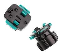 Ultimateaddons Adaptador V2 de 25 mm a 3 Puntas con Botones para Montaje en Bola de 1" y 25 mm