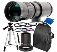 Ultimaxx Kit de objetivo de montaje en T para Nikon D7500, D500, D600, D610, D700, D700, D750, D850, D810, D850, D3100, D3200 y f/800 mm (con convertidor de 840-1600 mm) 0, D33 00, D3400, D5100.