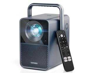 ULTIMEA Proyector 4K 2025 para Cine en Casa, Proyector Inteligente para Móvil, Exterior, Bluetooth, Wi-Fi, Corrección Trapezoidal 6D, Android TV, Netflix, 1000 ANSI Lúmenes, Dolby Audio, Poseidon E40