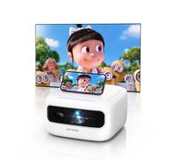 ULTIMEA Proyector Mini Portátil con WiFi 5G, Full HD 1080P, 300 ANSI Lúmenes, Enfoque Eléctrico, Baja Latencia, Compatible con iOS/Android, TV Stick, Cine Exterior, Apollo P10